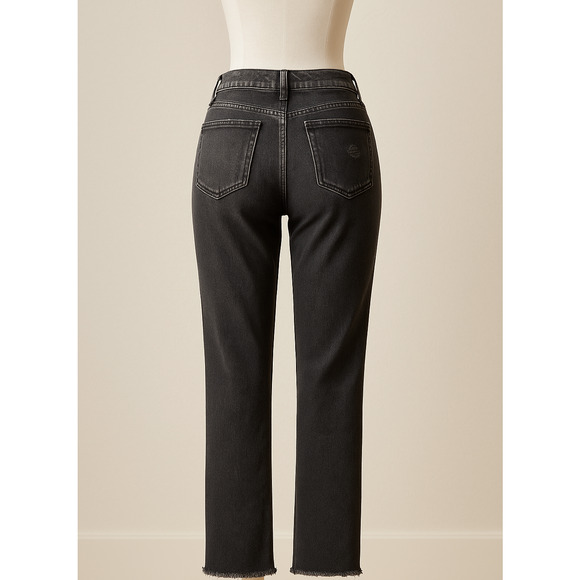 Vocal Dreamer Y2K Distressed Gray Jeans W Pearl & Rhinestone Embellishments S L - Picture 9 of 9